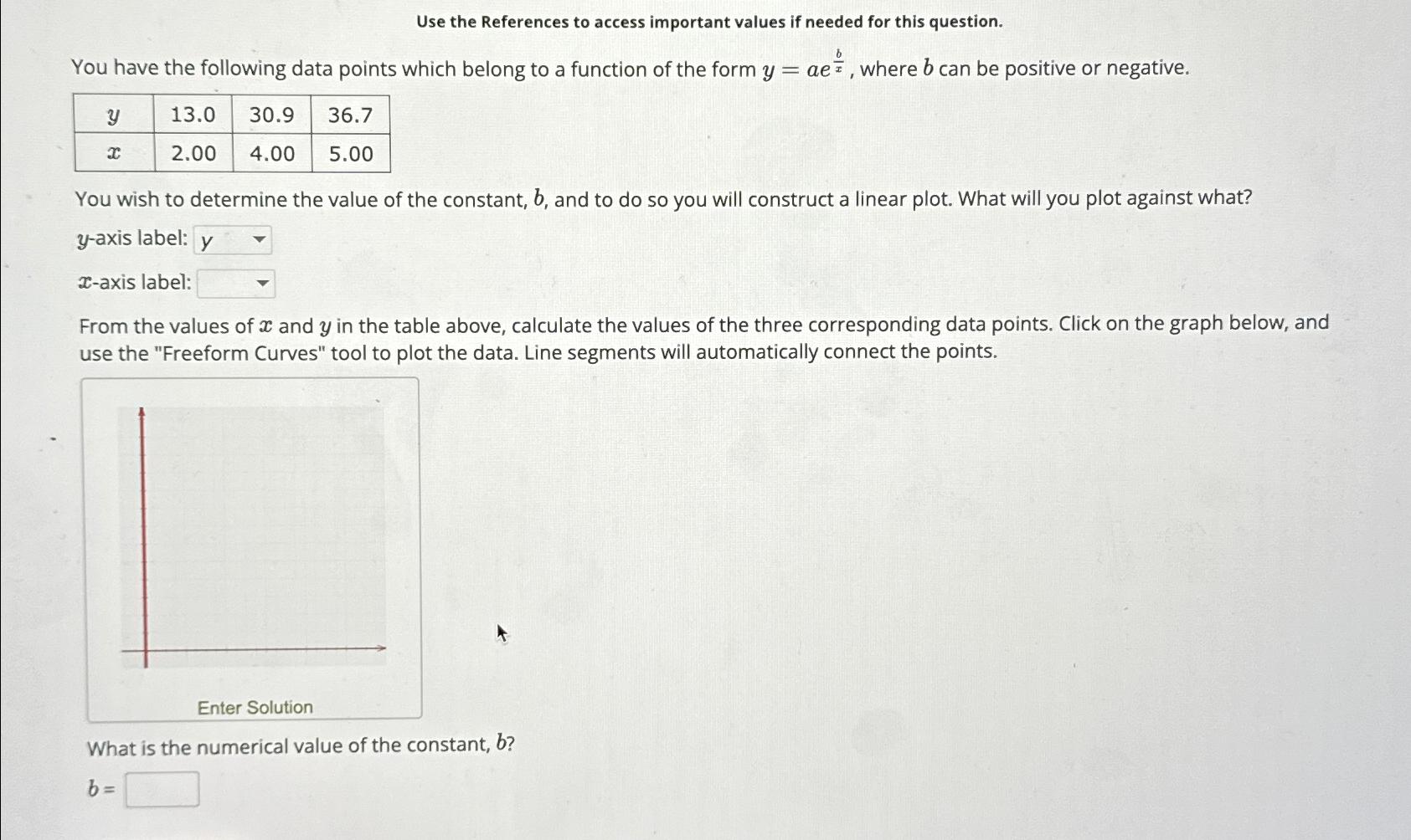  Use the References to access important values if needed for this