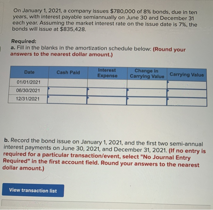 help please and explain if you can On January 1, 2021, a