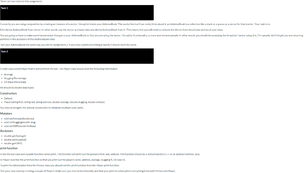 Vector in the data section of the class. Since this is a