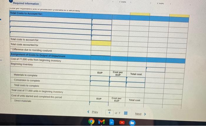 inventory units were 70% complete with respect to materials and 30% complete