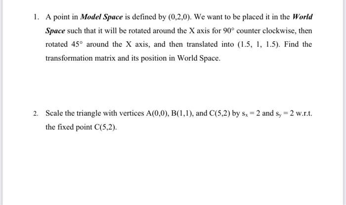 Computer graphics, please I want the answer to be clear and organized