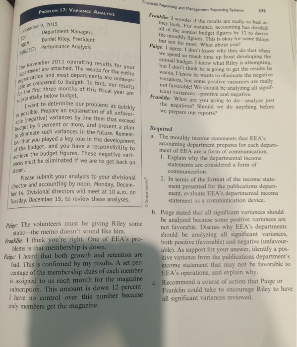 and professional services to its members. The profes- sional staff is organized