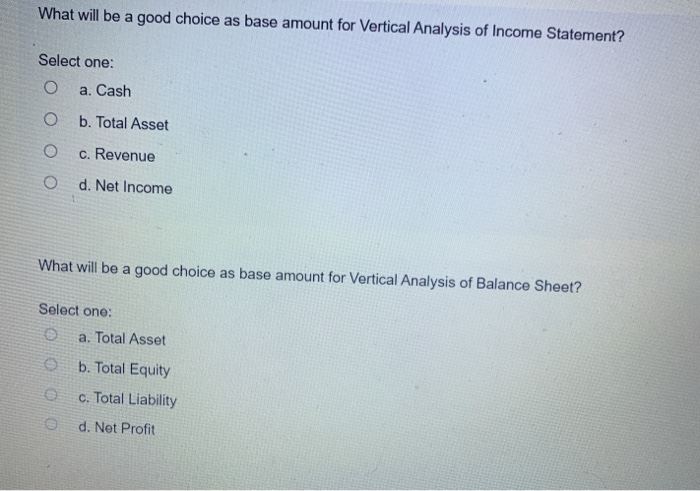 What will be a good choice as base amount for Vertical