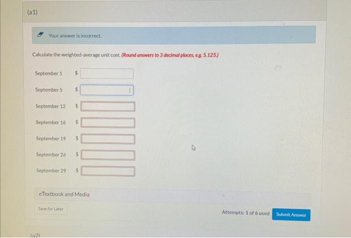 inventory using lifo,fifo and average cost." Current Attempt in Progress REl sells