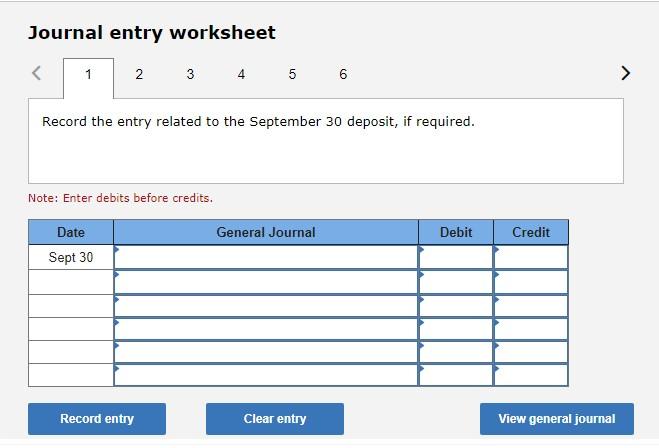 information is available for its September 30 reconciliation. From the September 30