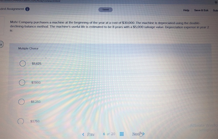  ded Assignment Help Save & Ext Sub Mohr Company purchases a