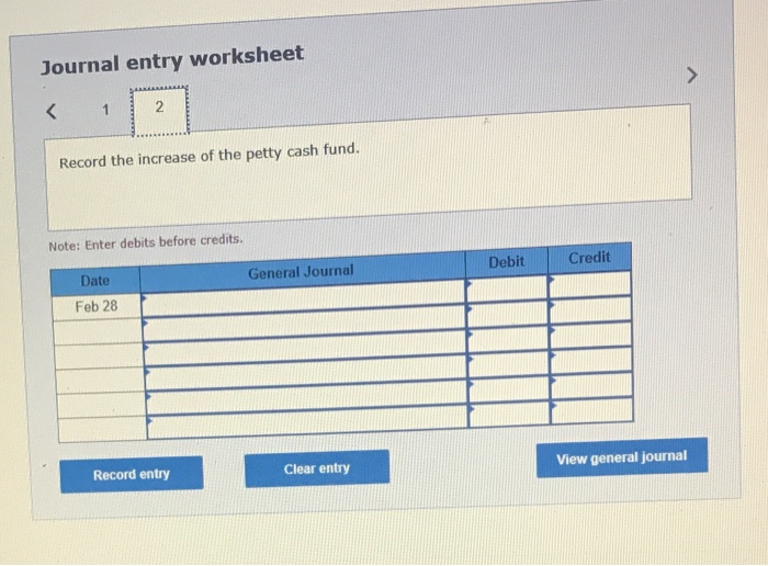 fund. 5 Purchased paper for the copier for $16.55 that is immediately