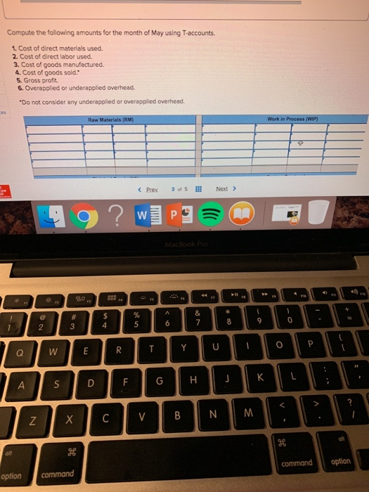 applies to the questions displayed below. The following information is available for