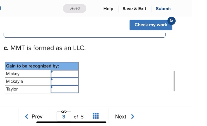Mickayla, and Taylor are starting a new business (MMT). To get the