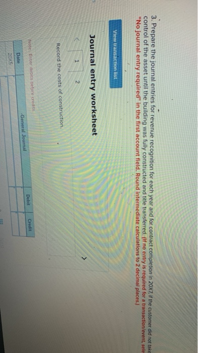 of the contract. Total costs to complete the building were originally estimated