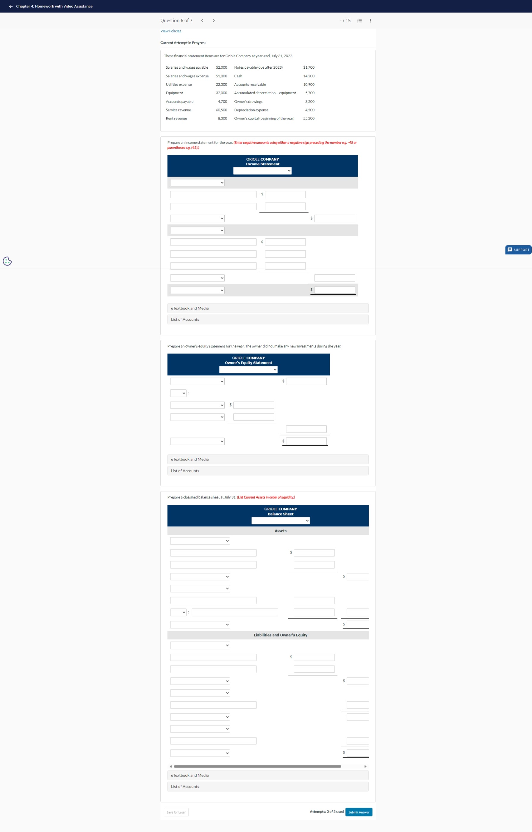  please fill out question with the chart attached here 