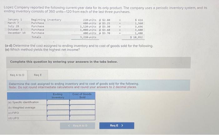 can someone help me with this hwk problem asap please ? Lopez
