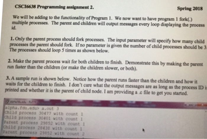  CSCI16638 Programming assignment 2 Spring 2018 We will be adding to