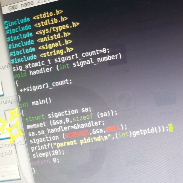 it in linx terminal Write Program for: a three separate HIERM Proc
