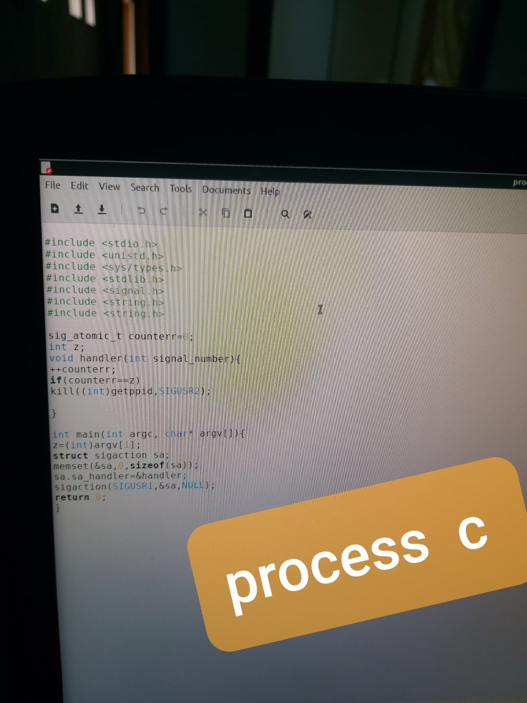 A SIGIERM SIGIERM SIGUSR1 (Proca SIGUSR2 (conut Up to Nchar PB Reat