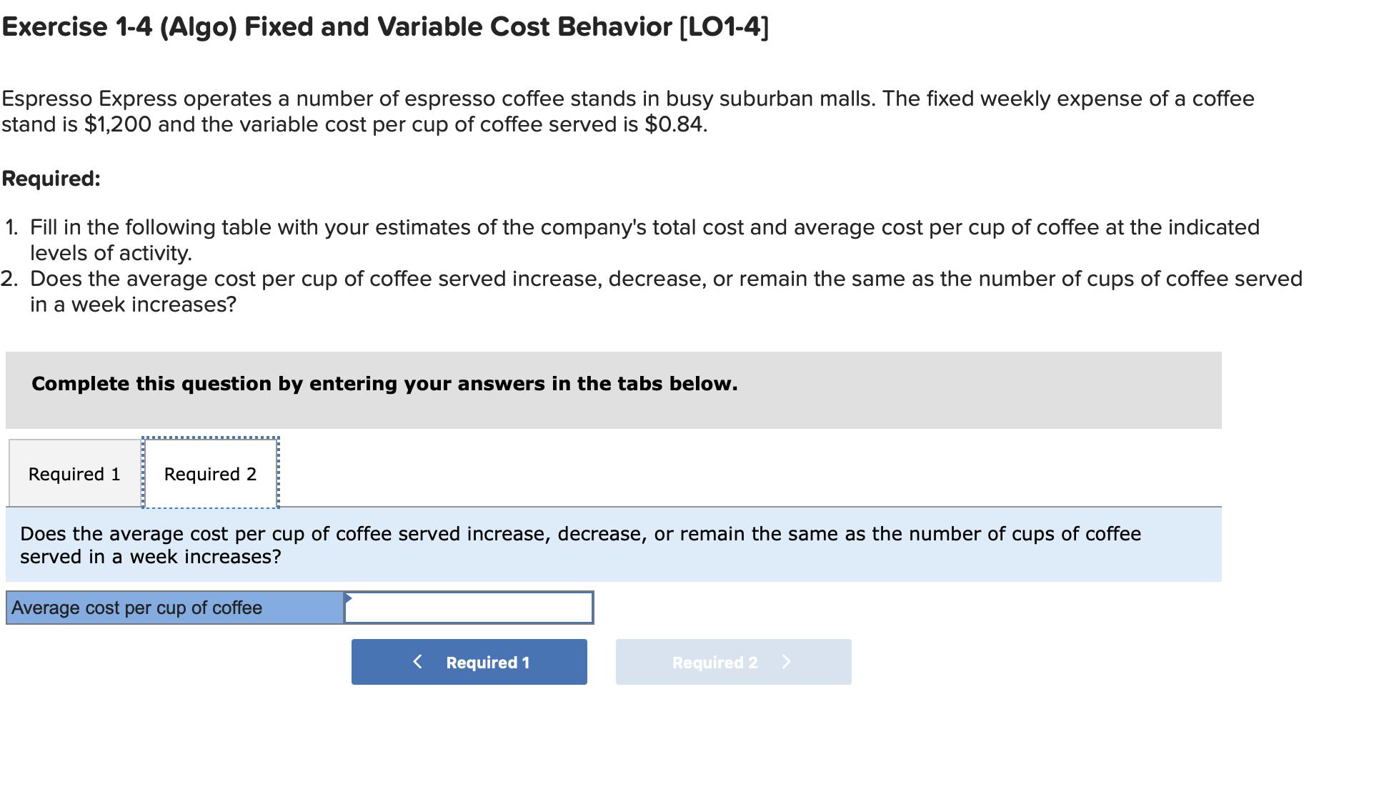 a number of espresso coffee stands in busy suburban malls. The fixed
