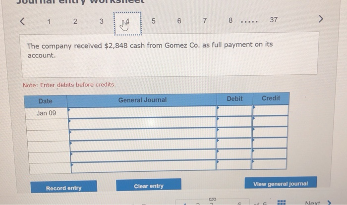 had been used for the single Accounts Receivable account. This change allows