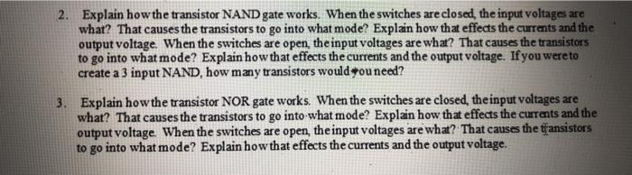  can u please answer both of them? 2. Explain how the
