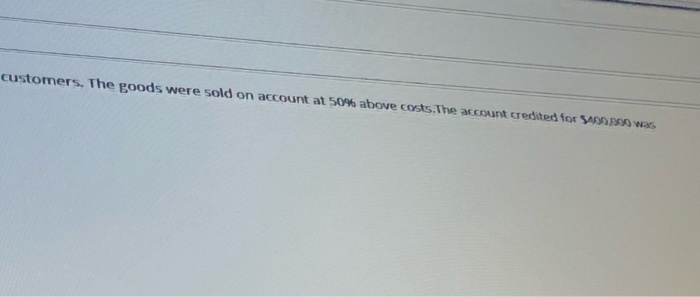 Raw Materials Work in Process Accumulated Depreciation Cost of goods sold Accounts