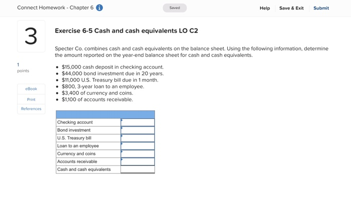  I need a explanation and solution Please Connect Homework - Chapter