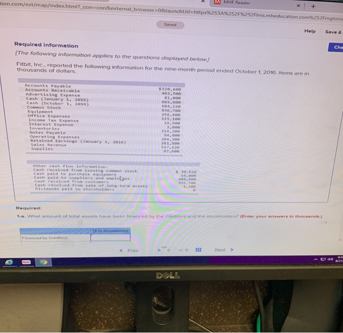  Rion.com/ext/map/index.html?_con=con&external browser=0&launchUrl=https%253A%252F%252Fims.mheducation.com%252Fmghmic M MHE Reader + Saved Help Save & Che