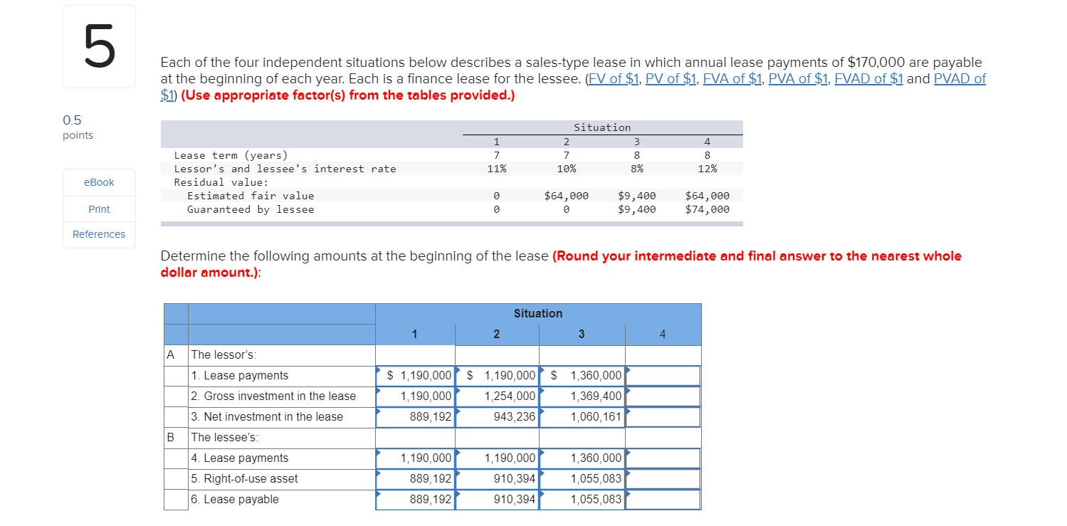 Please help with last column, every answer ive tried is incorrect. Each