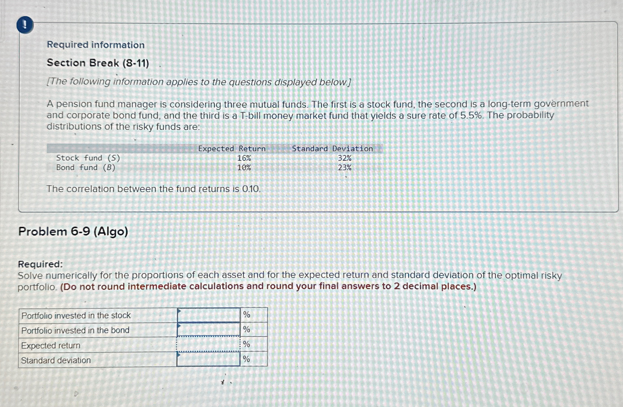  g Required information Section Break (8-11) [The following information applies to