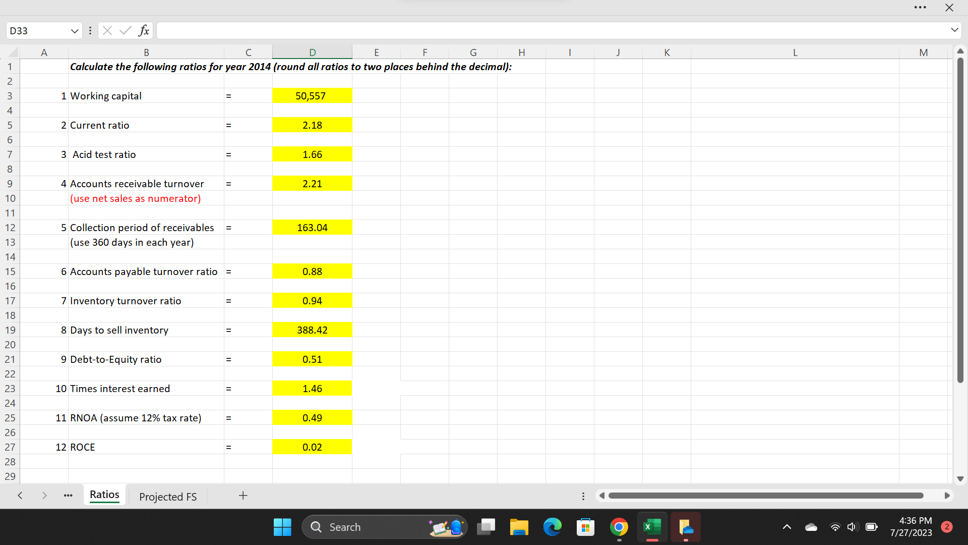 J INLUME SI A IEMEN L M FOR THE YEAR ENDED DECEMBER