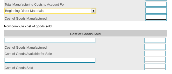 Purchases of direct materials Direct labor Manufacturing overhead 70,000 84,000 45,000 Schedule