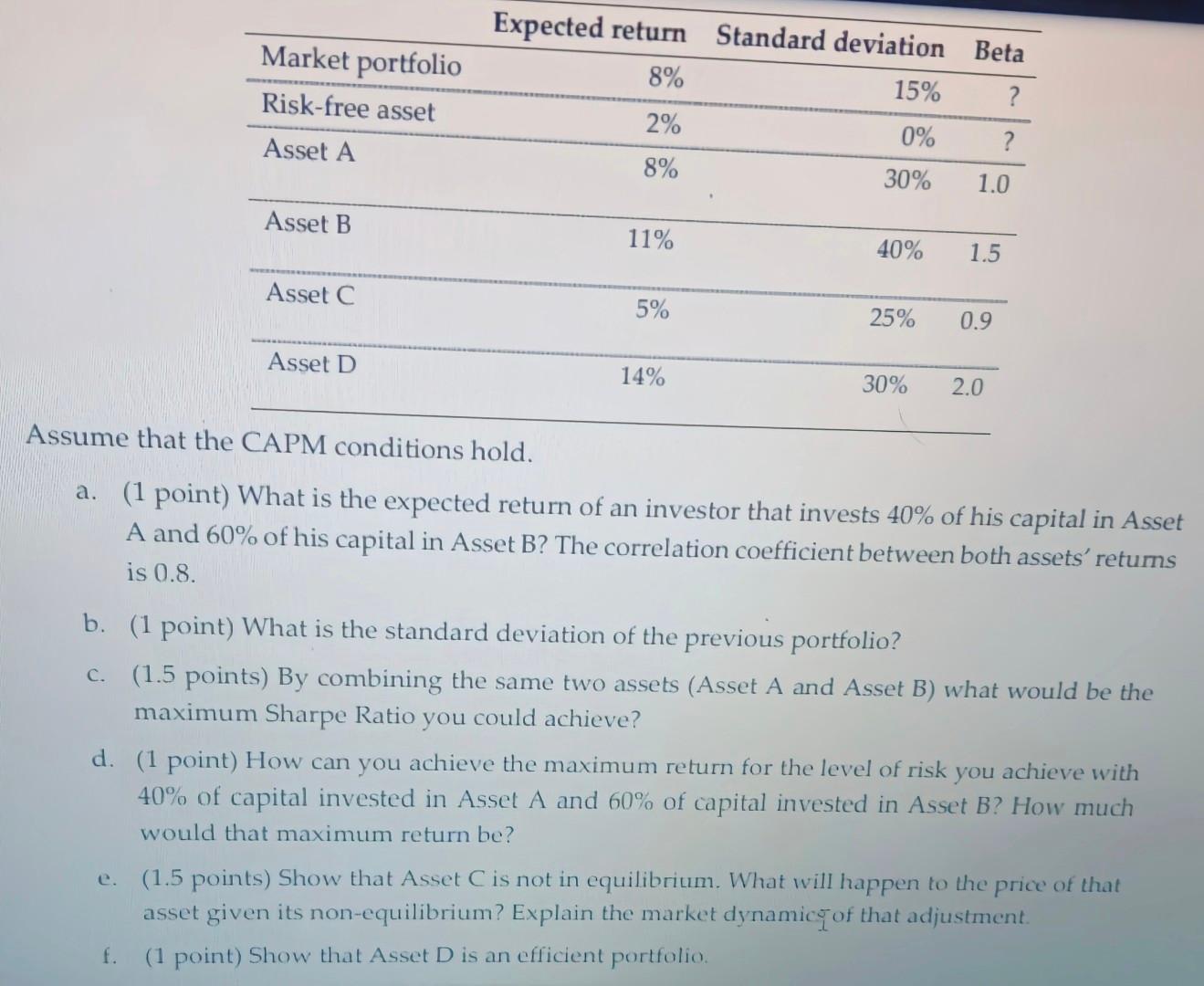  answer it with explanation and working a. (1 point) What is