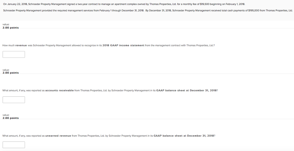 three separate questions which have to do with the information above! Thank