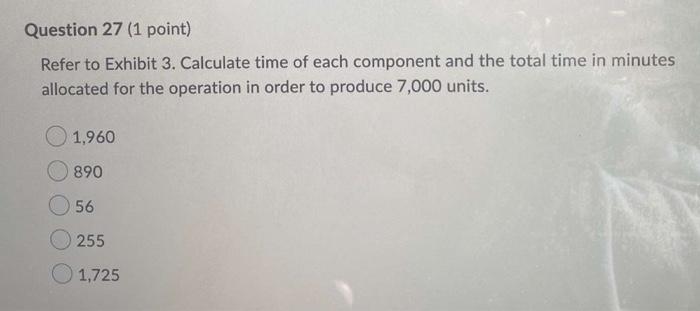 setup time of 30 minutes, a machine time of 20 minutes, a