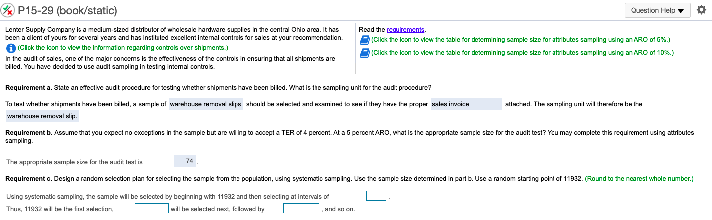 please show all work i need help finding the answers. % P15-29
