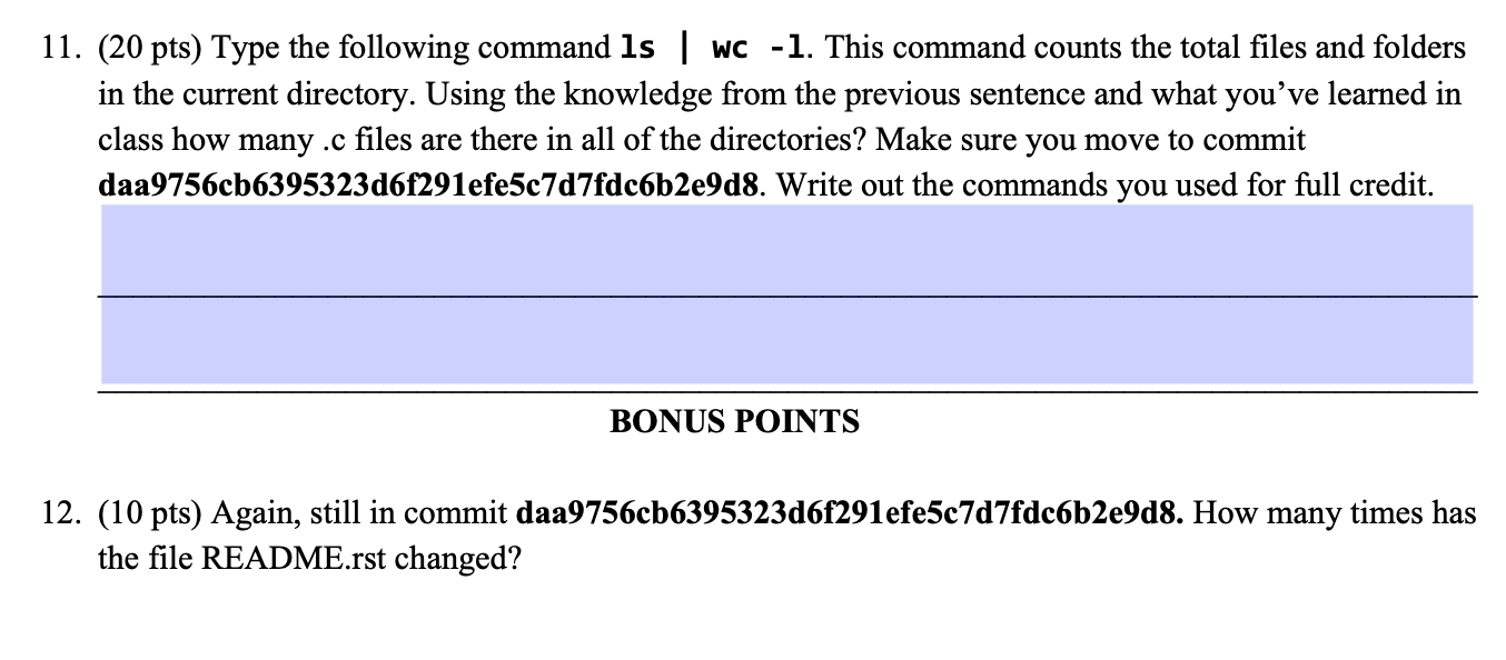 git help~ If I know ls | wc -l. will show 28