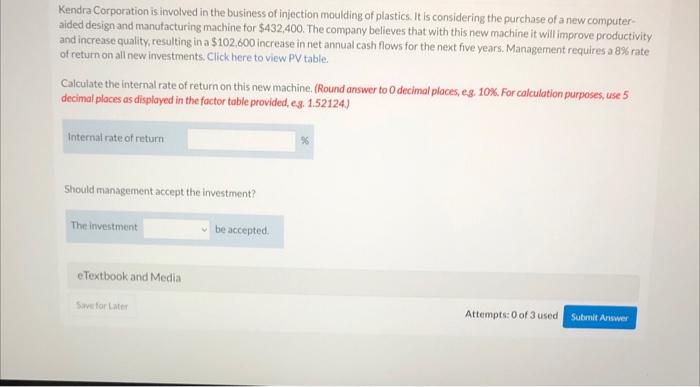 Either machine would make it possible for the company to bid on