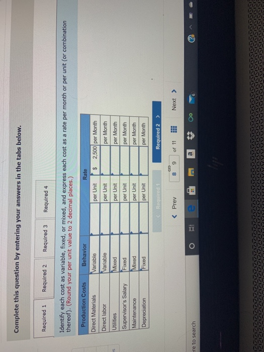 Exit E Check my w Required information Morning Dove Company manufactures one