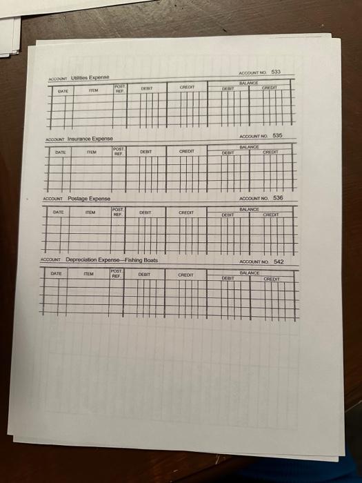 of April, $40,000. Deposited registration fees, $35,000. Purchased 10 fishing boats on