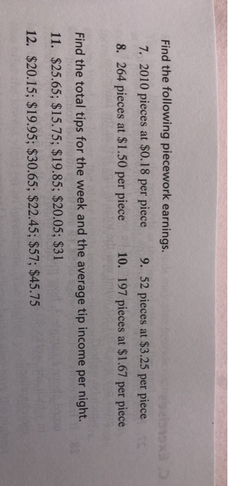 the lessons guide Find the commissions on the following sales using the
