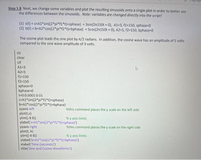 be clear. Step 1.58 Weot, we change some variables and plot the