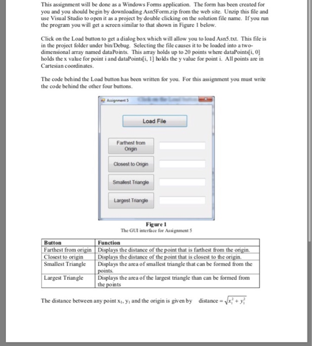  C# programming This assignment will be done as a Windows Forms