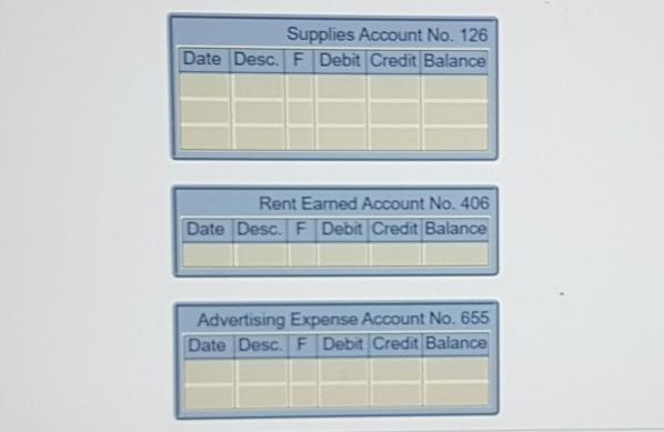 dont count for nearly as much Post these transactions from each General