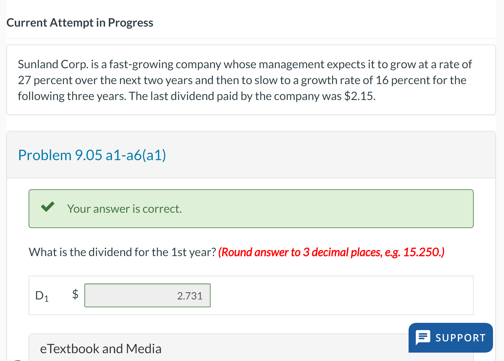  Current Attempt in Progress Sunland Corp. is a fast-growing company whose