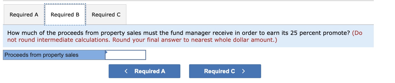 and sell at the end of three years for a gain. It