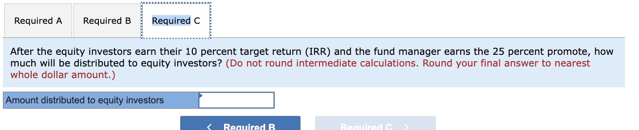 also plans a minimum target return of 10 percent to investors, which