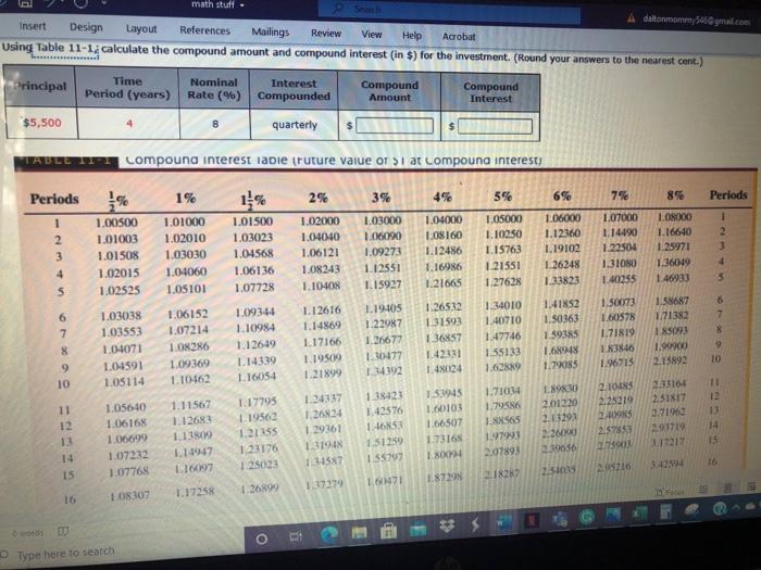  math stuff - Adaltonmome46@gmail.com Insert Design Layout References Mailings Review View