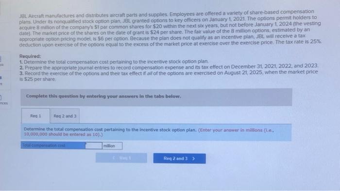 please helpwill give thumbs up for correct answers. thanks. JBL Aircraft manufactures