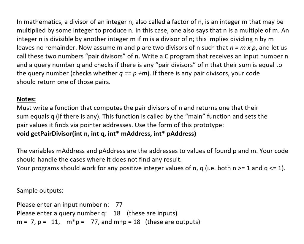  Please use pointer and function in C language, Thank you! In
