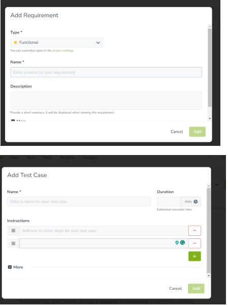  Task 2-Test plan a) Identify any two functional requirements of the