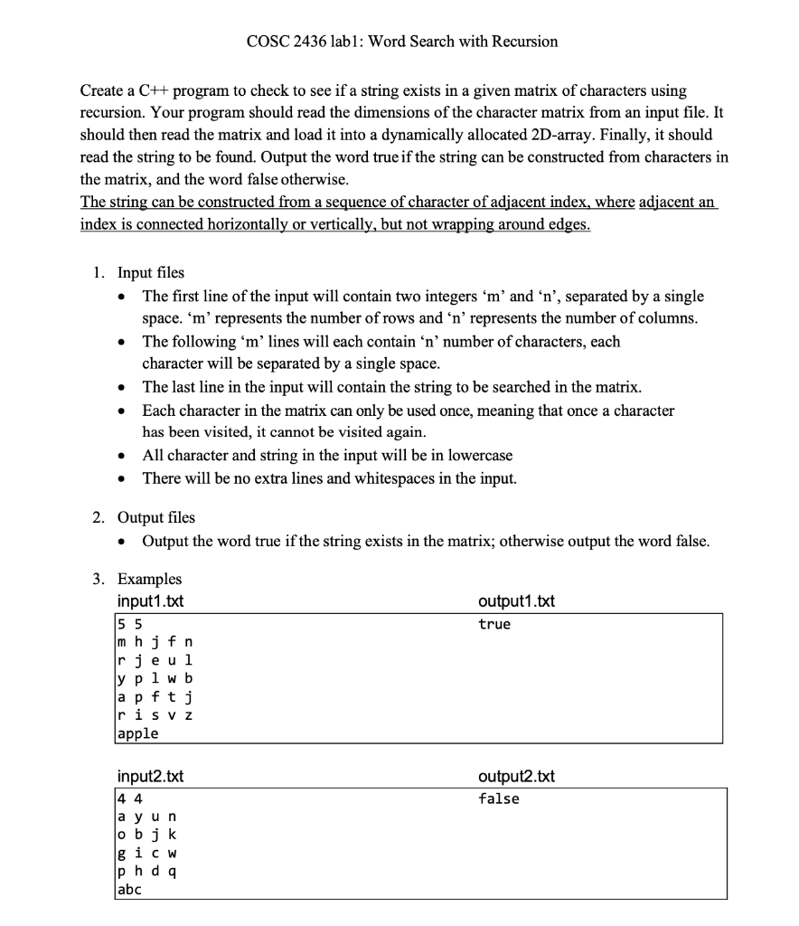 C++ PROGRAM PLEASE! Create a C++ program to check to see if