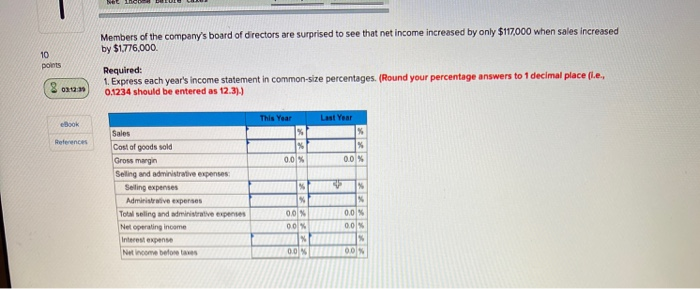 of Toronto: Last Year $5.624.000 3,515,500 2,108,500 points McKenzie Sales, Ltd. Comparative